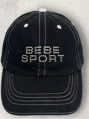 BEBE Women’s Rhinestone Bling baseball cap adjustable strap
